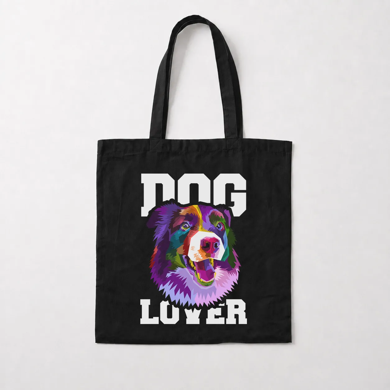 توت بگ سگ بوردر کولی طرح رنگارنگ Dog Lover کد 30908