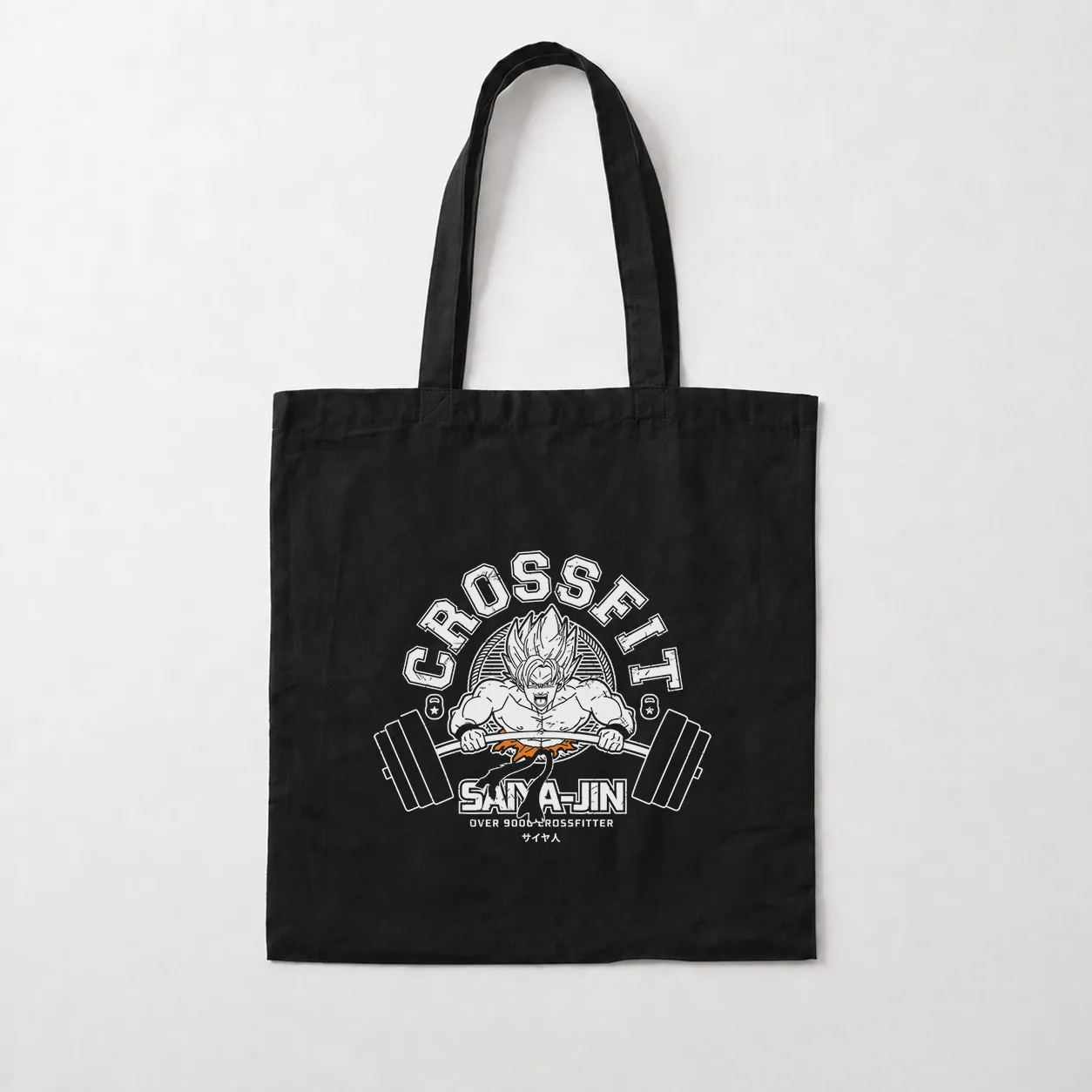 توت بگ انیمه دراگون بال طرح Crossfit Saiyan کد 30916