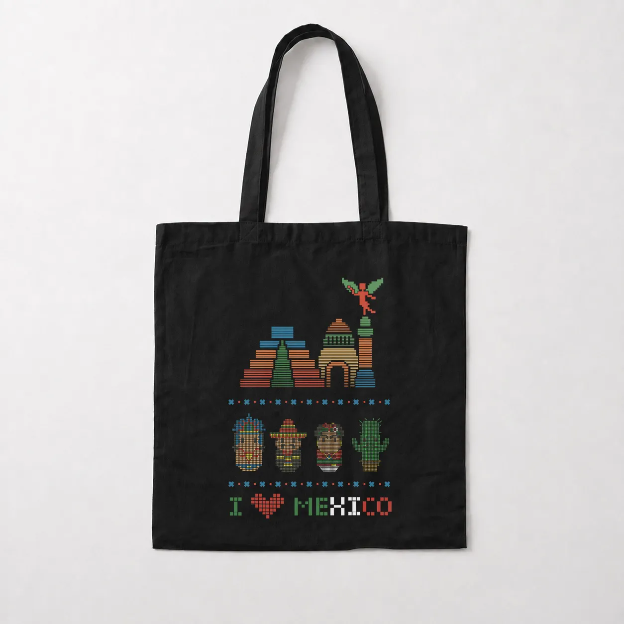 توت بگ طرح هرم آزتک I Love Mexico کد 31048