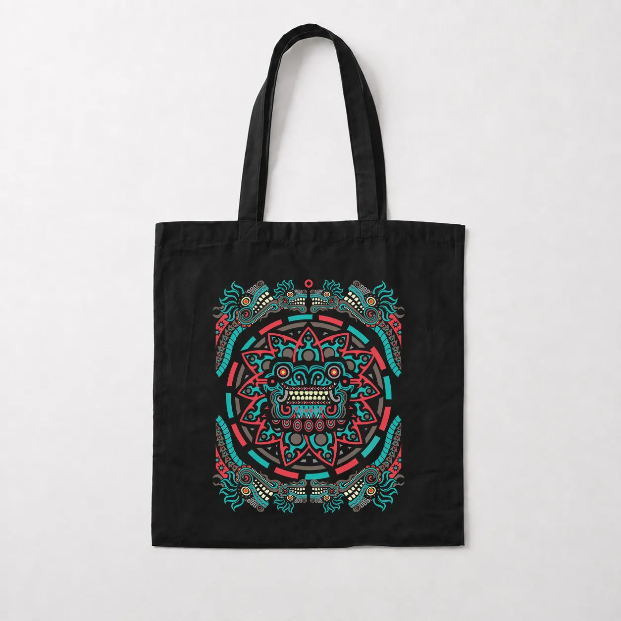توت بگ طرح ماندالای آزتکی رنگارنگ (Aztec Mandala) کد 31108