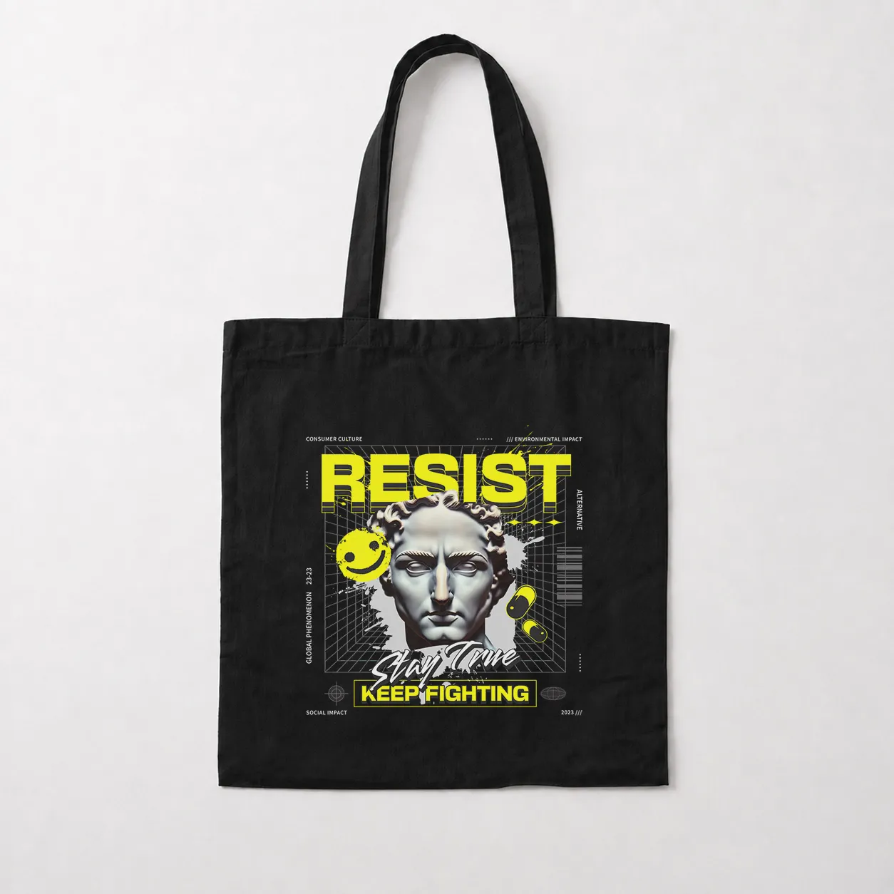 توت بگ انگیزشی طرح Resist Keep Fighting کد 31215