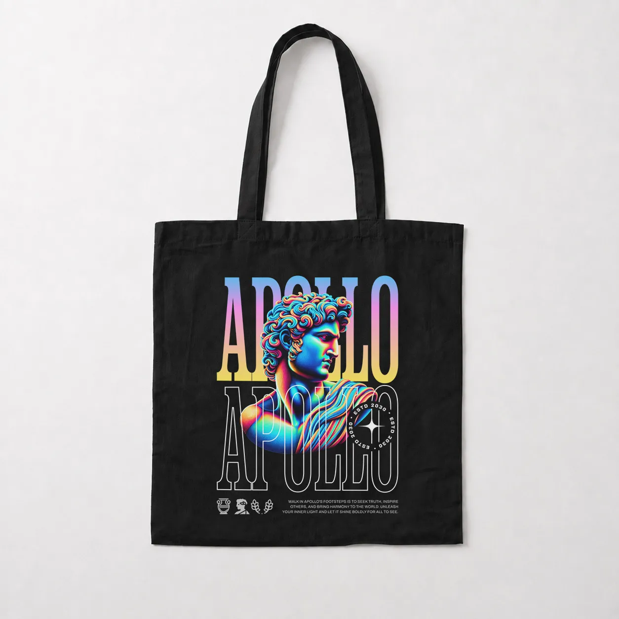 توت بگ آپولو طرح مجسمه رنگی (Apollo) کد 31337