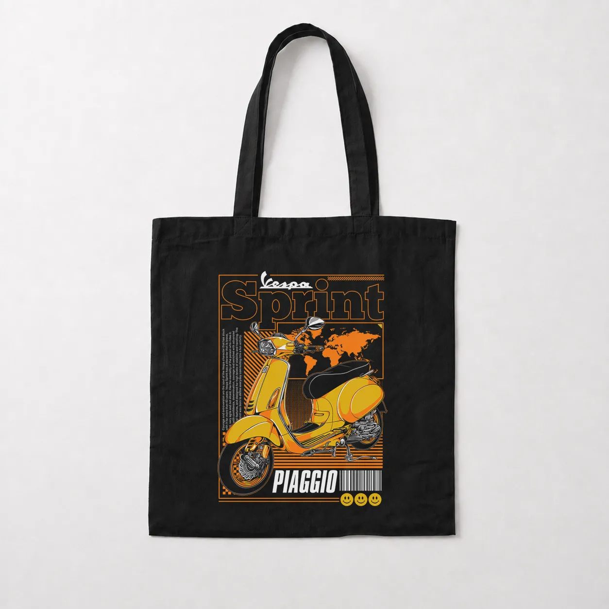 توت بگ وسپا اسپرینت طرح پیاجیو (Vespa Sprint) کد 31417