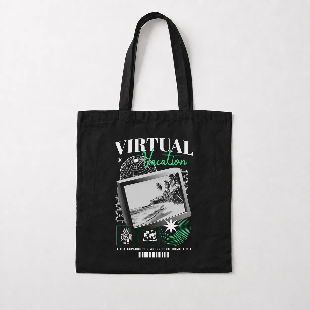 توت بگ تابستانی طرح Virtual Vacation کد 31475