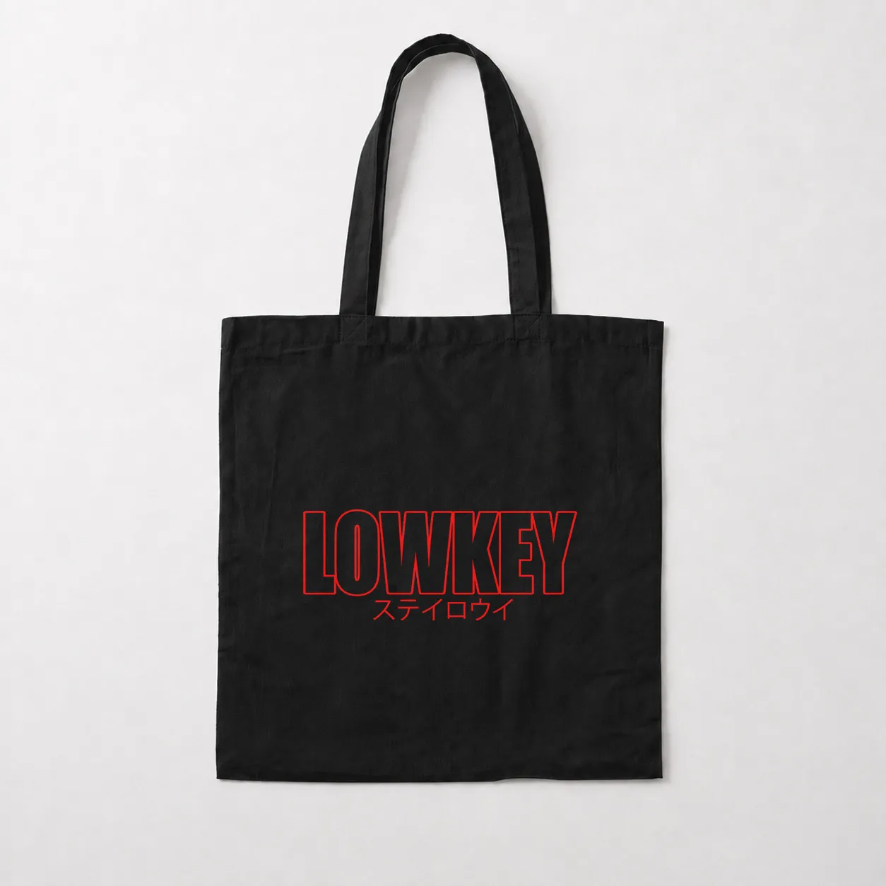 توت بگ نوشته Lowkey طرح ژاپنی کد 31827