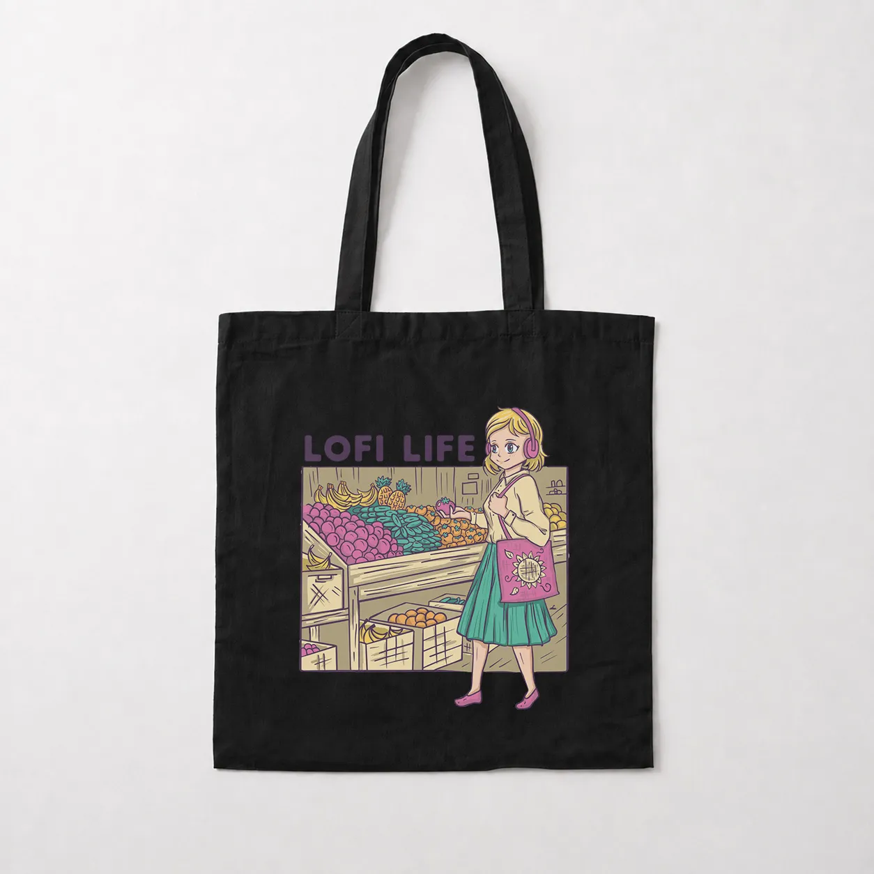 توت بگ دختر لوفای طرح خرید در فروشگاه (Lofi Life) کد 32178