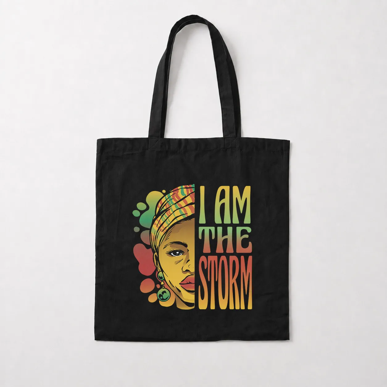 توت بگ زنانه انگیزشی طرح I Am The Storm کد 32257