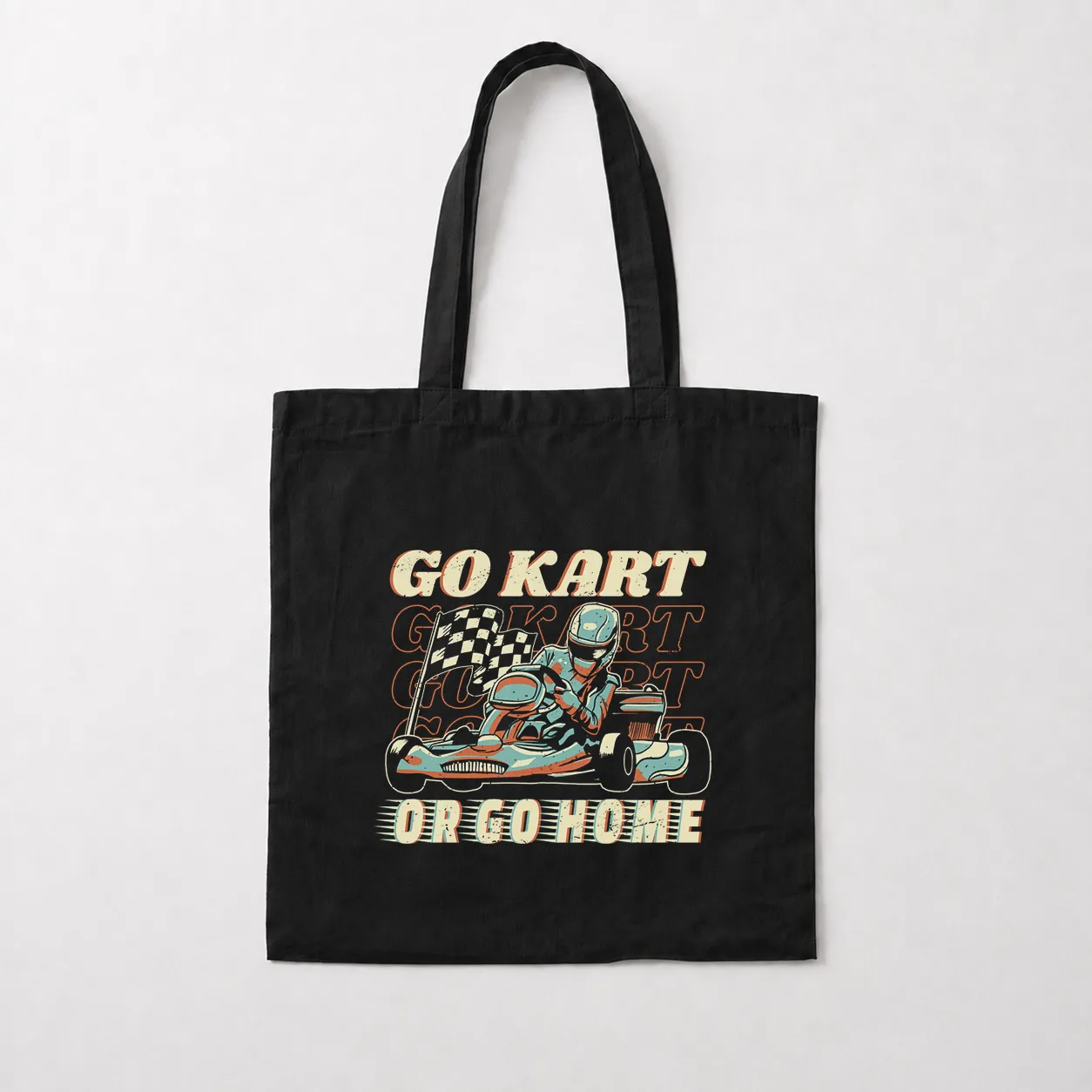 توت بگ کارتینگ طرح Go Kart Or Go Home کد 32324