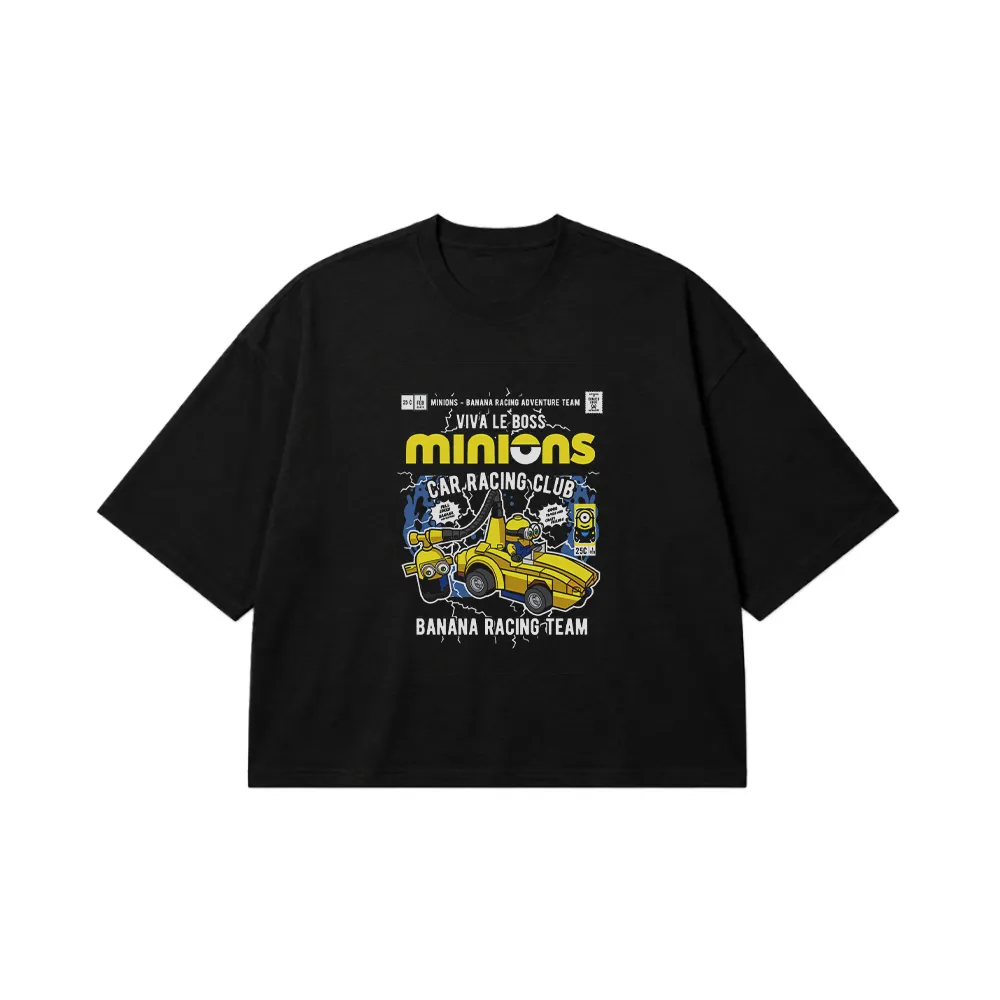 تیشرت باکسی مینیون‌ها طرح مسابقه (Minions) کد 23997