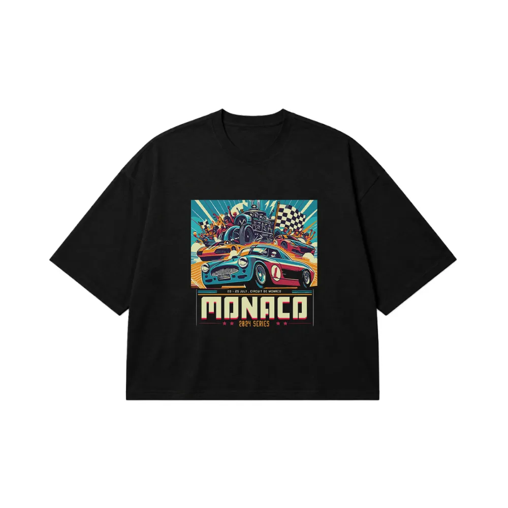 تیشرت باکسی فرمول یک طرح موناکو ۲۰۲۴ (Monaco) کد 24186