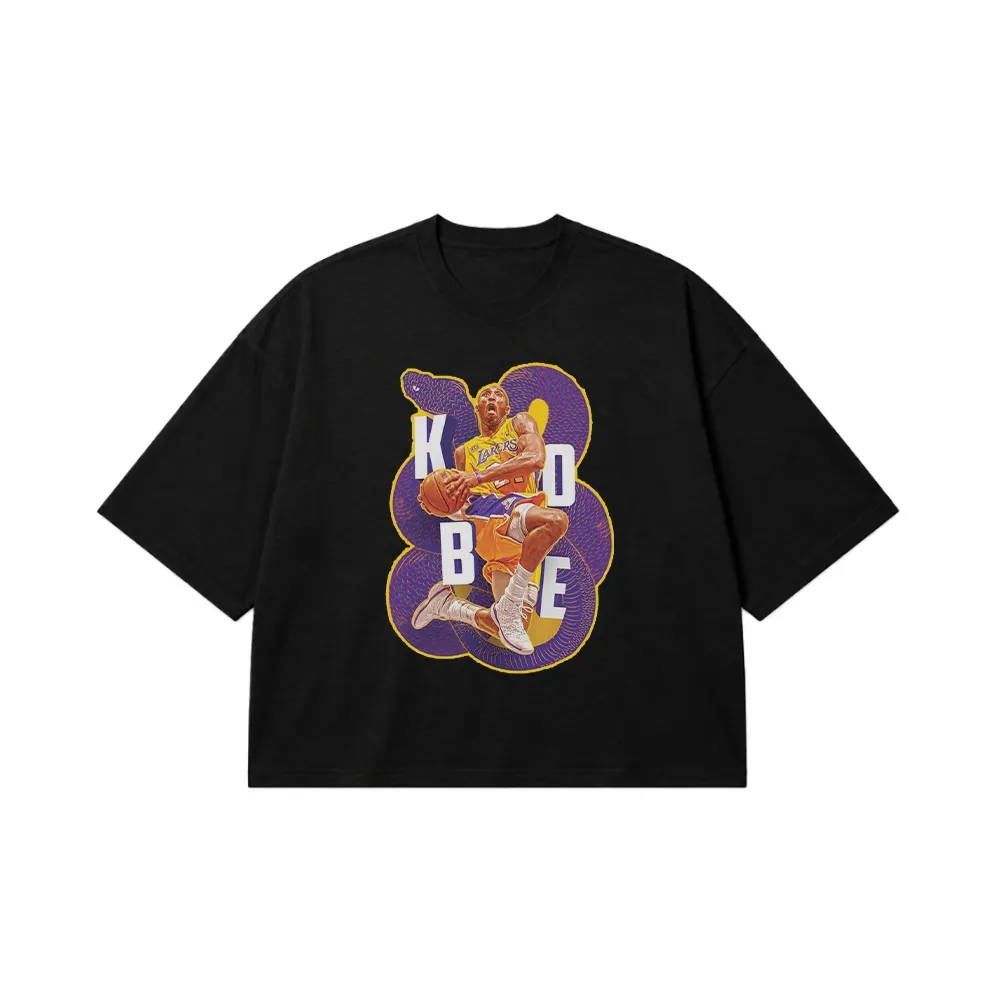 تیشرت باکسی کوبی برایانت طرح بسکتبال (Kobe Bryant) کد 24706