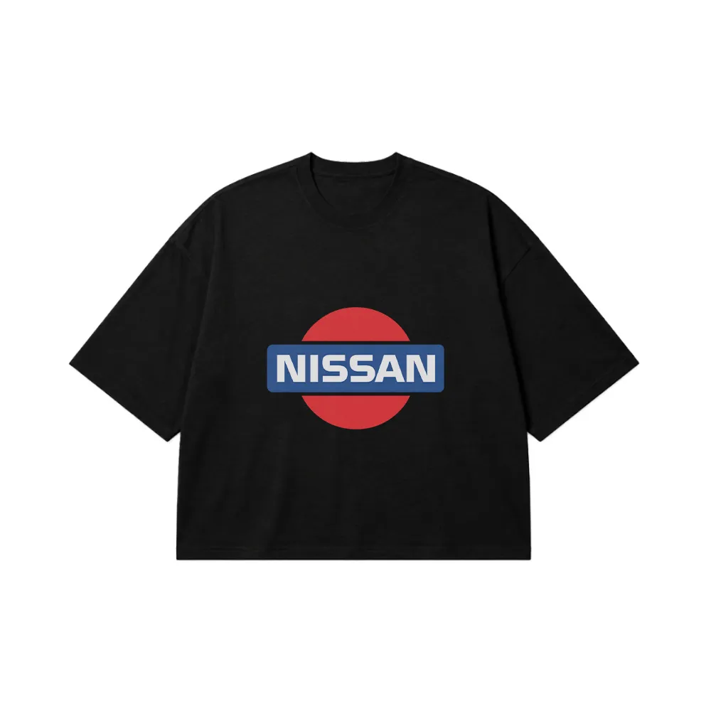 تیشرت باکسی نیسان طرح لوگو (Nissan) کد 24816