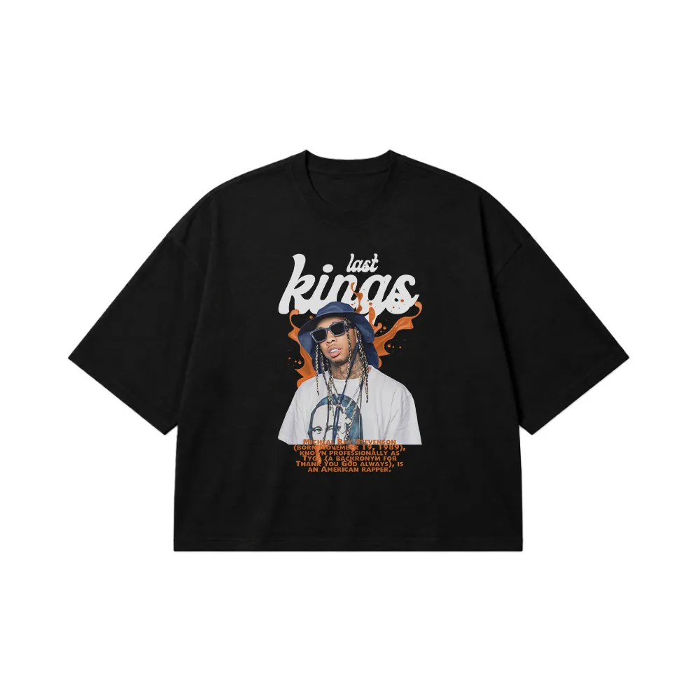 تیشرت باکسی تایگا طرح Last Kings (Tyga) کد 25086