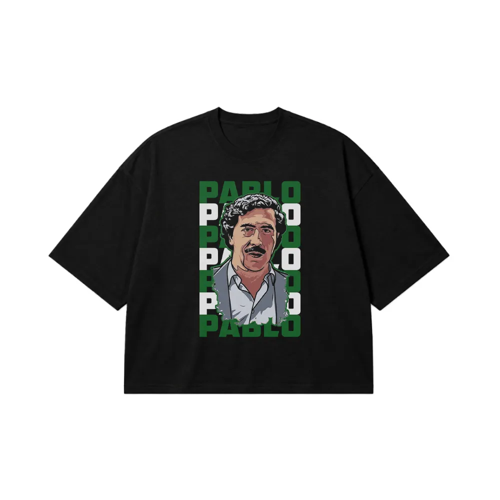 تیشرت باکسی پابلو اسکوبار طرح پرتره (Pablo Escobar) کد 25102