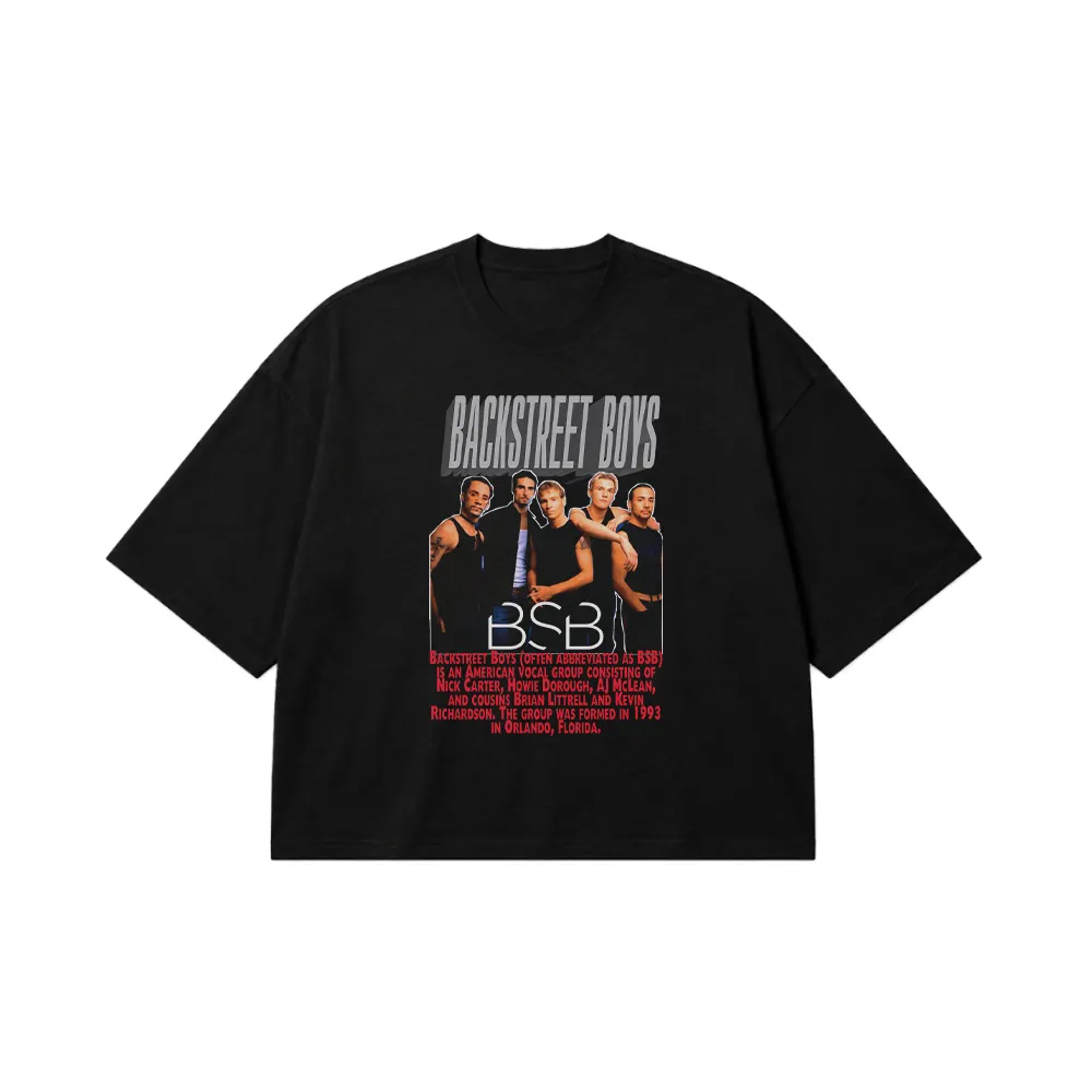 تیشرت باکسی بک‌استریت بویز طرح گروهی (Backstreet Boys) کد 25230