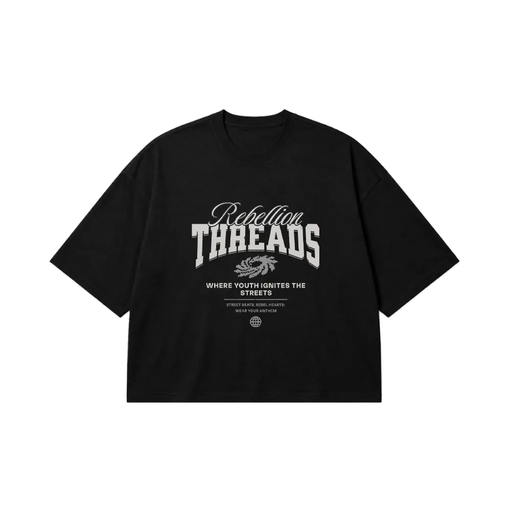 تیشرت باکسی استریت‌ویر طرح Rebellion Threads کد 26394