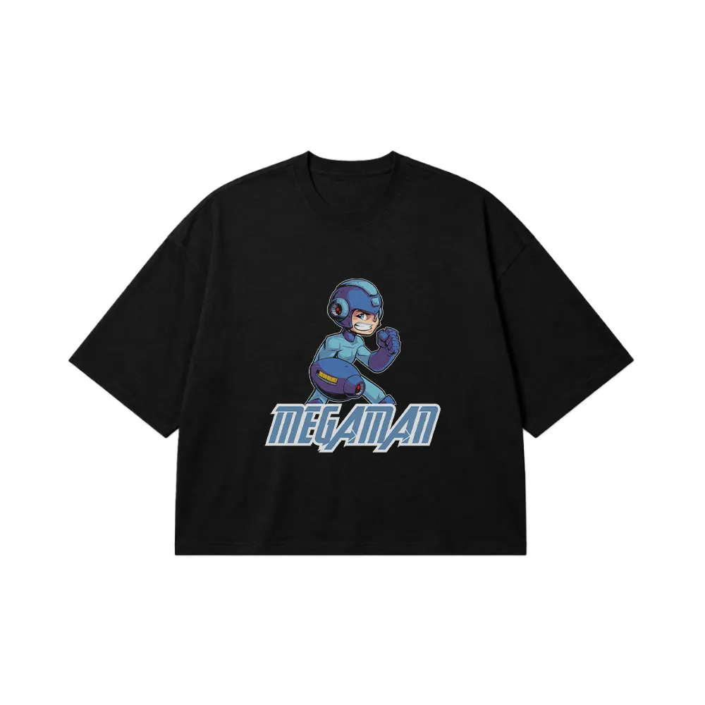 تیشرت باکسی مگا من طرح کلاسیک (Mega Man) کد 26647