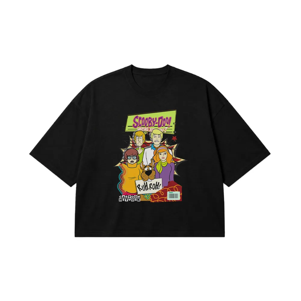 تیشرت باکسی کارتونی طرح اسکوبی دو (Scooby-Doo) کد 27171