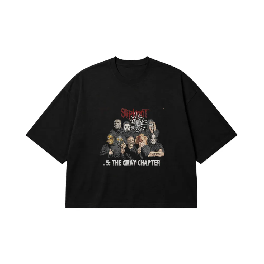 تیشرت باکسی اسلیپ‌نات طرح گروه (Slipknot) کد 27941