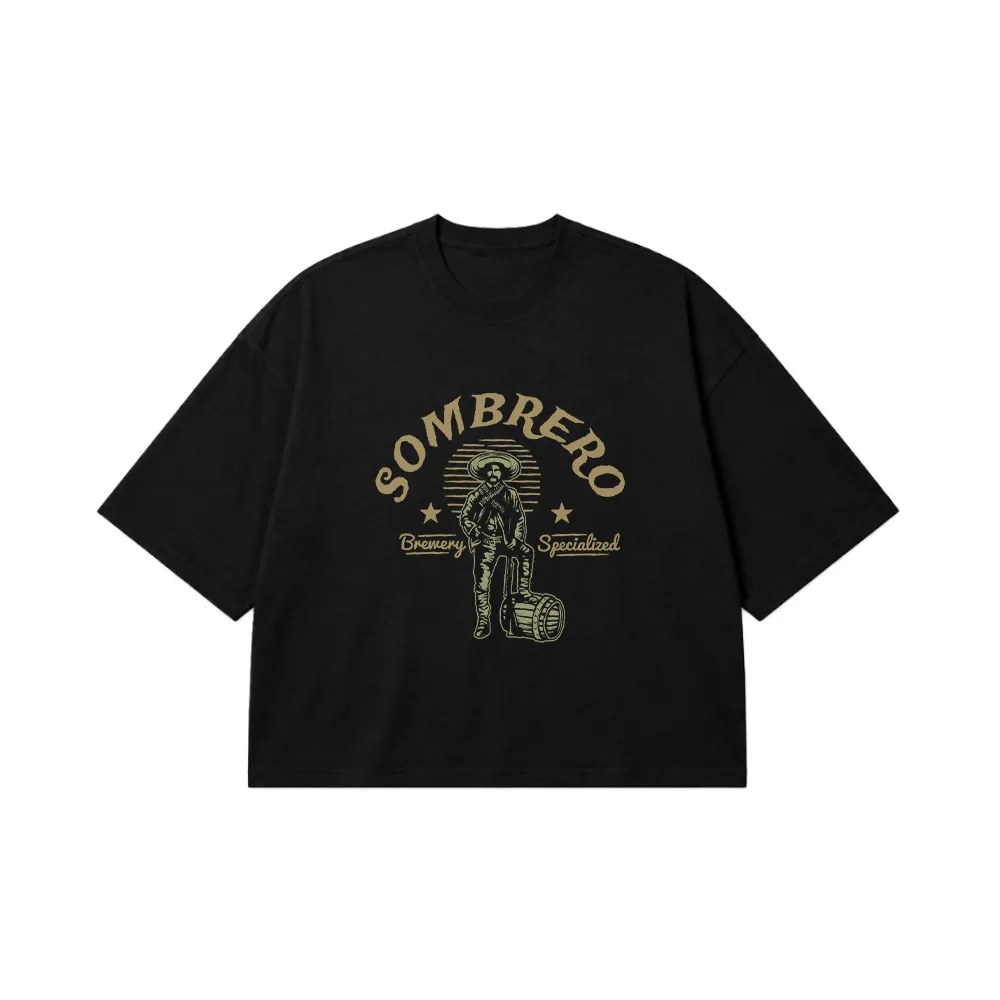 تیشرت باکسی طرح Sombrero Brewery کد 27955