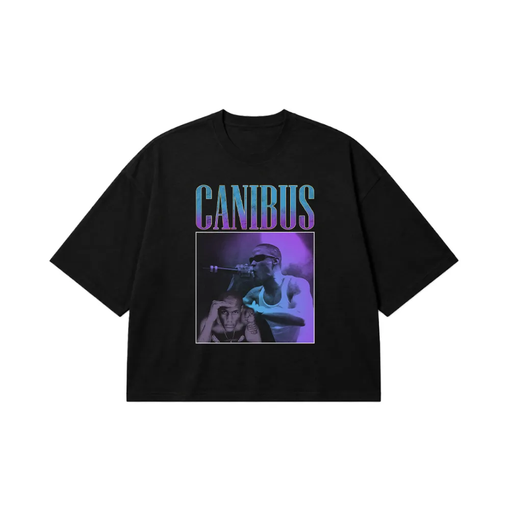 تیشرت باکسی کنیبوس طرح پرتره (Canibus) کد 28242