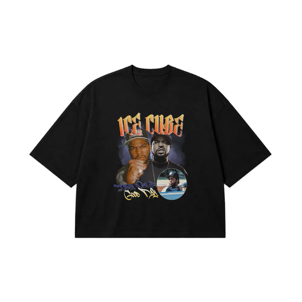 تیشرت باکسی آیس کیوب طرح پرتره دوم (Ice Cube) کد 28254