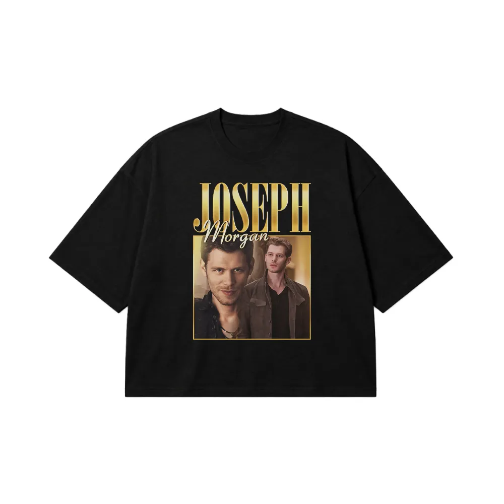 تیشرت باکسی جوزف مورگان طرح پرتره (Joseph Morgan) کد 28262