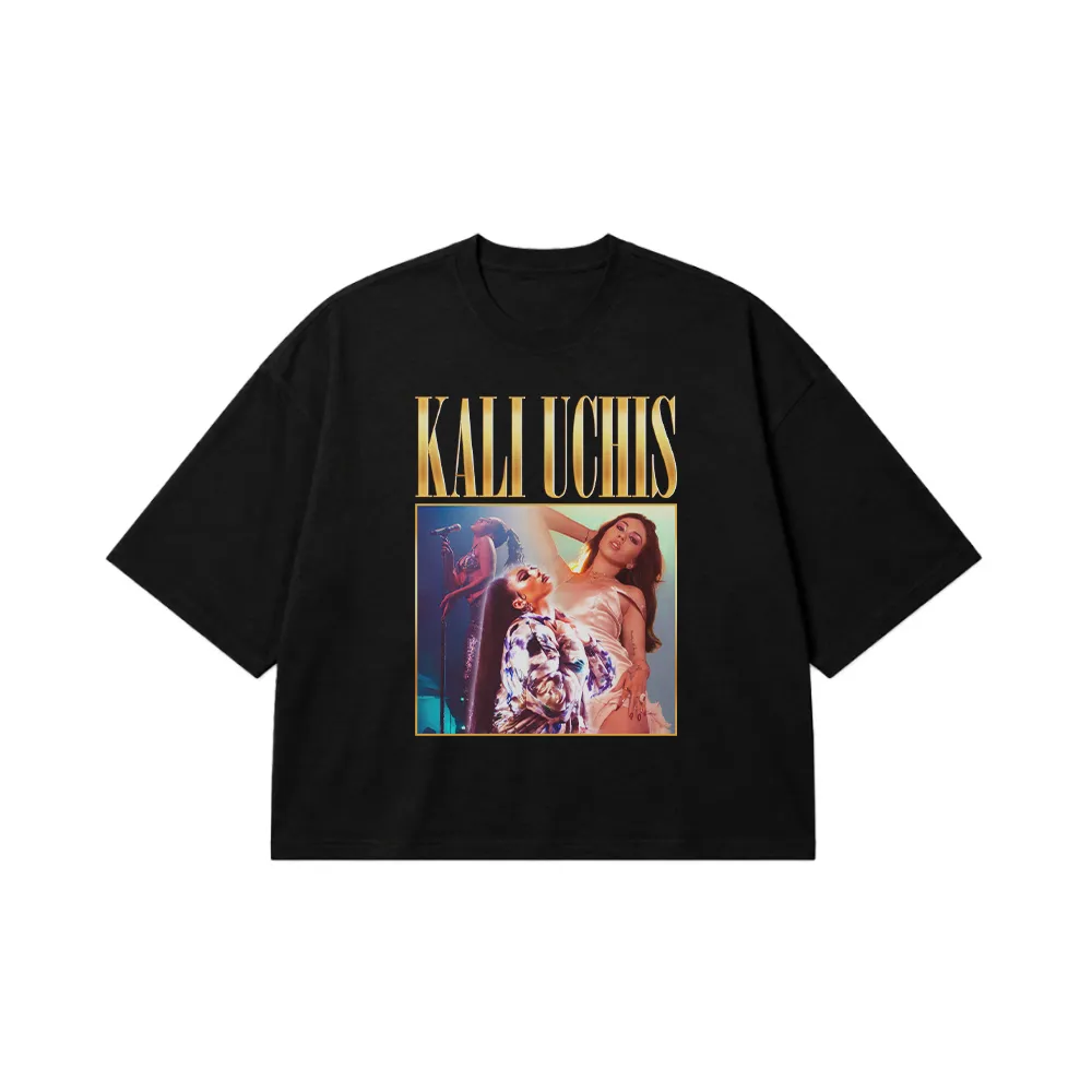 تیشرت باکسی کالی اوچیس طرح پرتره (Kali Uchis) کد 28264