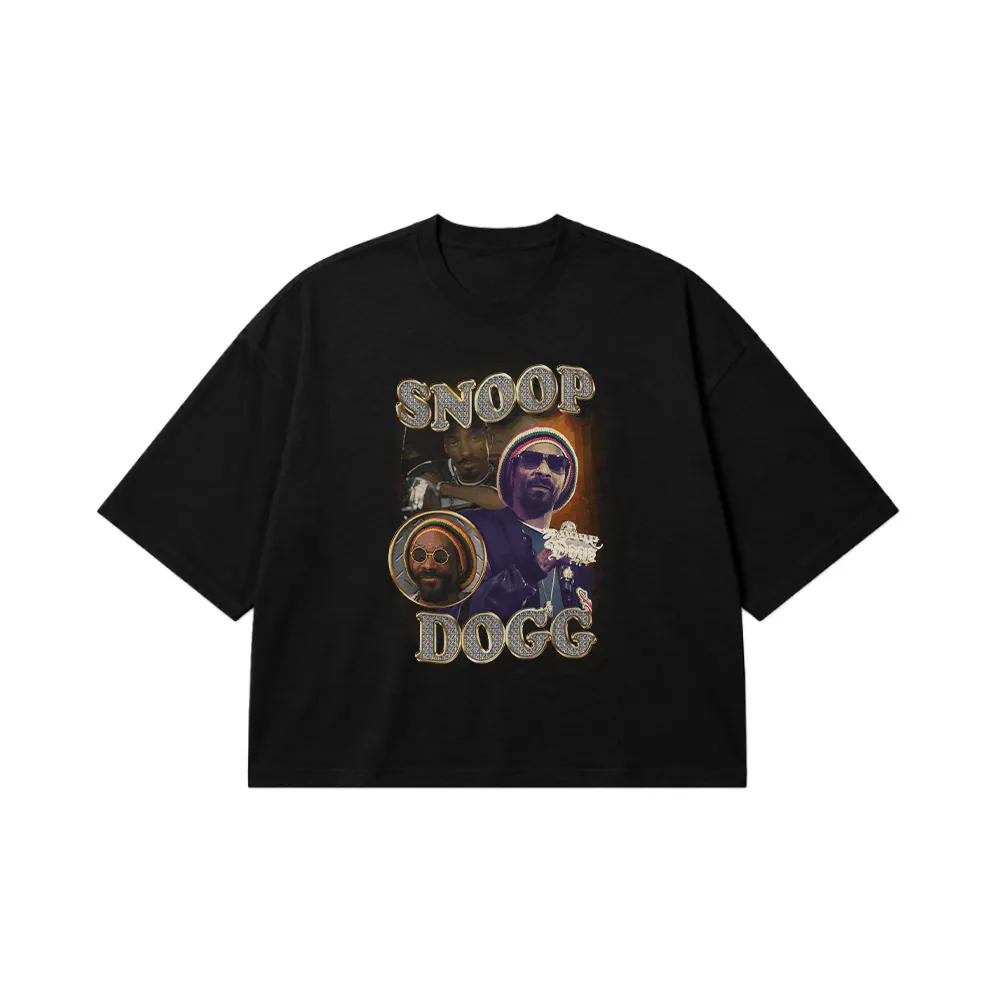 تیشرت باکسی اسنوپ داگ طرح پرتره دوم (Snoop Dogg) کد 28294