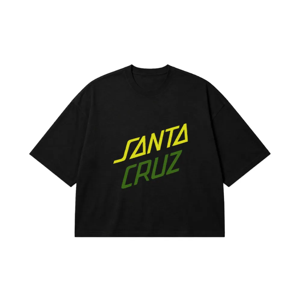 تیشرت باکسی تایپوگرافی Santa Cruz کد 28347