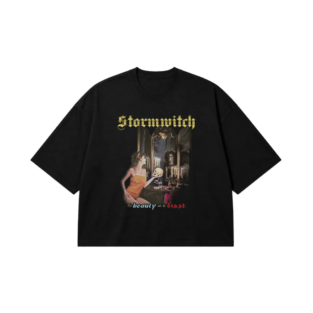 تیشرت باکسی طرح آلبوم Stormwitch کد 28417