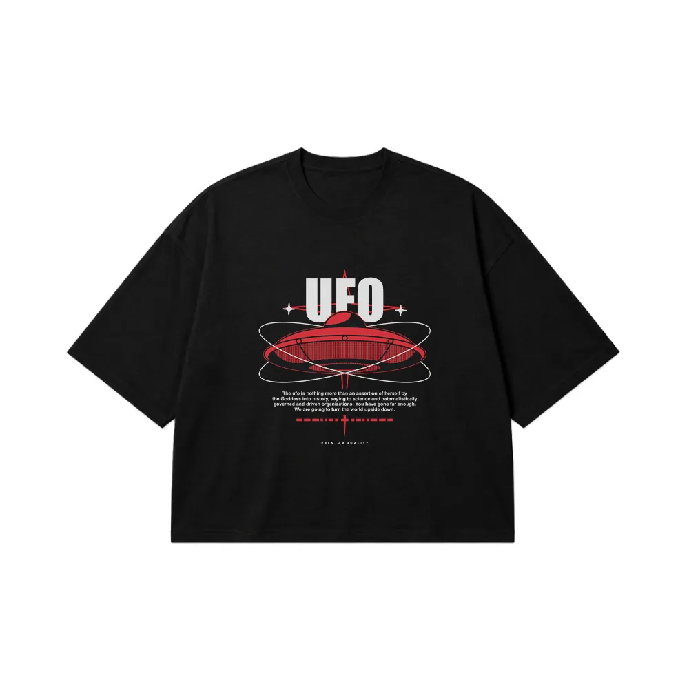 تیشرت باکسی یوفو طرح UFO کد 28708