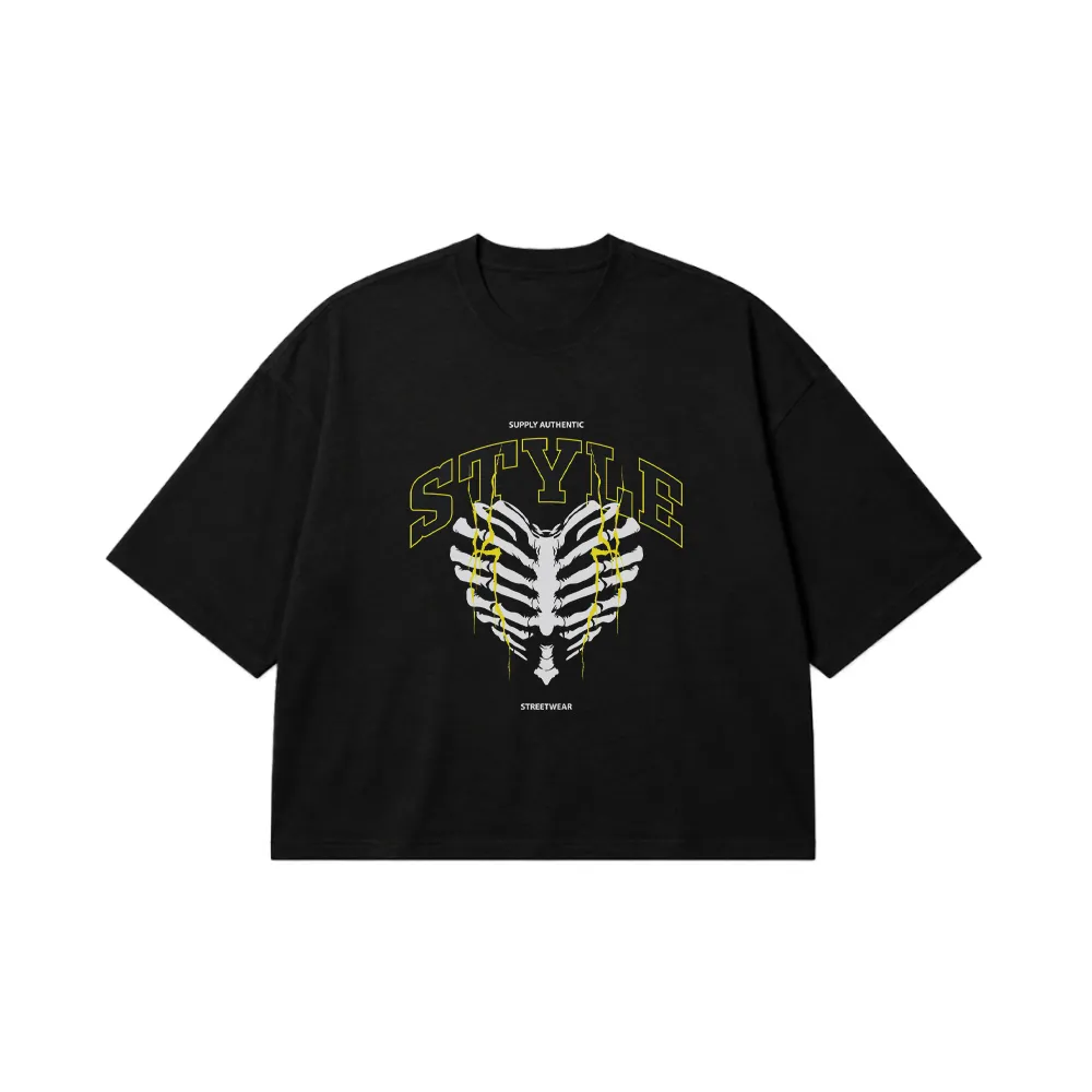 تیشرت باکسی اسکلت طرح Style Streetwear کد 28736