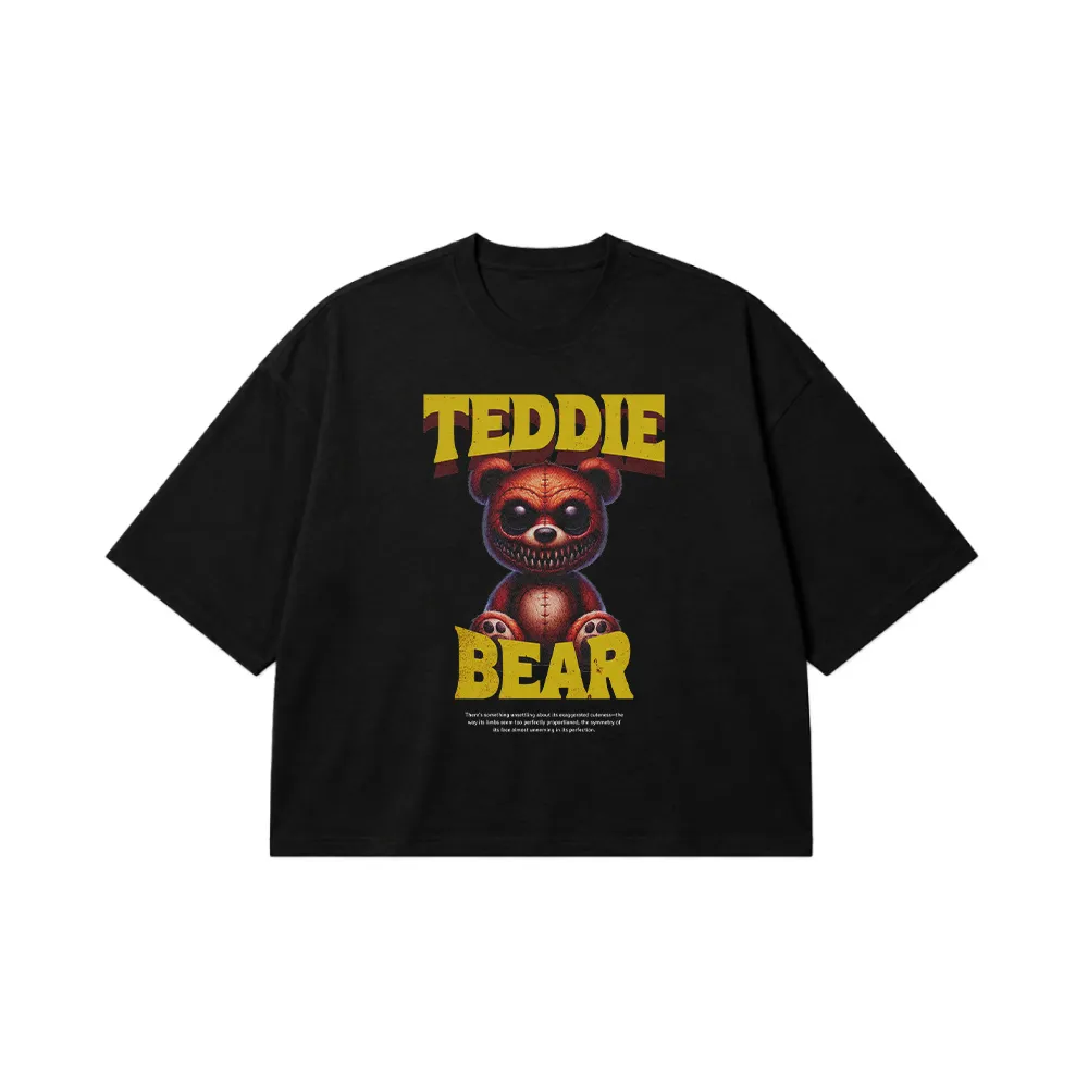 تیشرت باکسی خرس ترسناک طرح Teddie Bear کد 29264