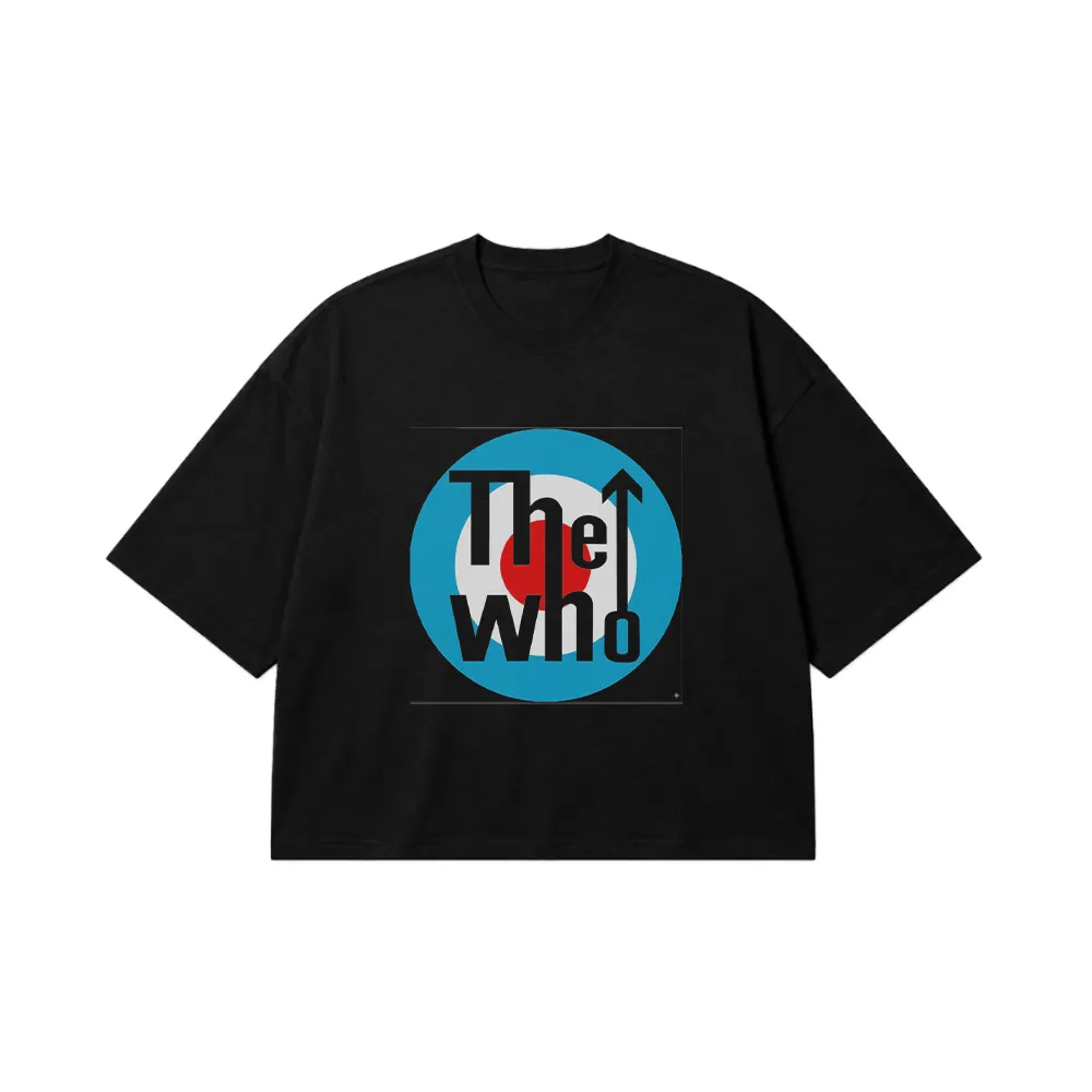 تیشرت باکسی د هو طرح لوگو کلاسیک (The Who) کد 29525