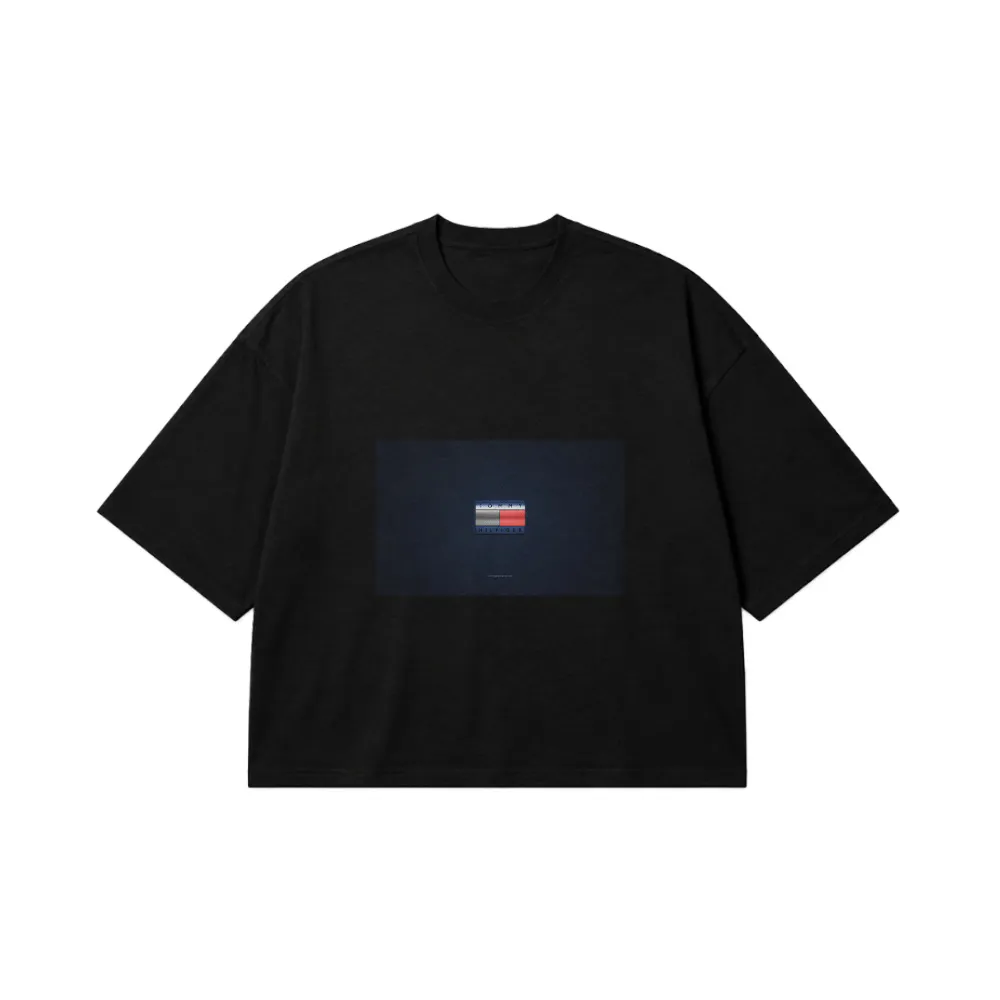 تیشرت باکسی تامی هیلفیگر طرح لوگو مینیمال (Tommy Hilfiger) کد 29644
