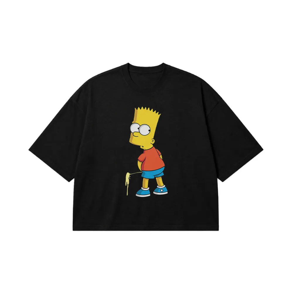 تیشرت باکسی بارت سیمپسون طرح شیطنت (Bart Simpson) کد 29866