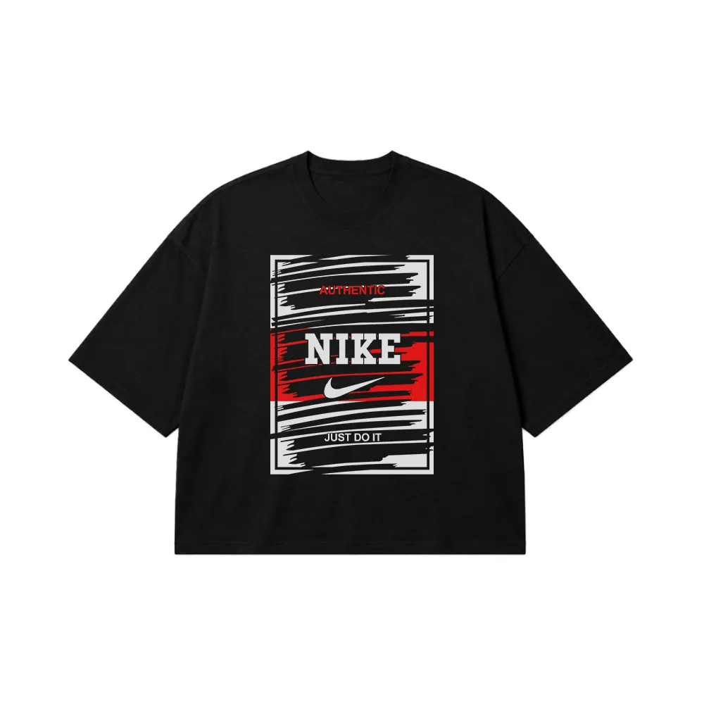 تیشرت باکسی نایکی طرح Authentic Just Do It کد 30241