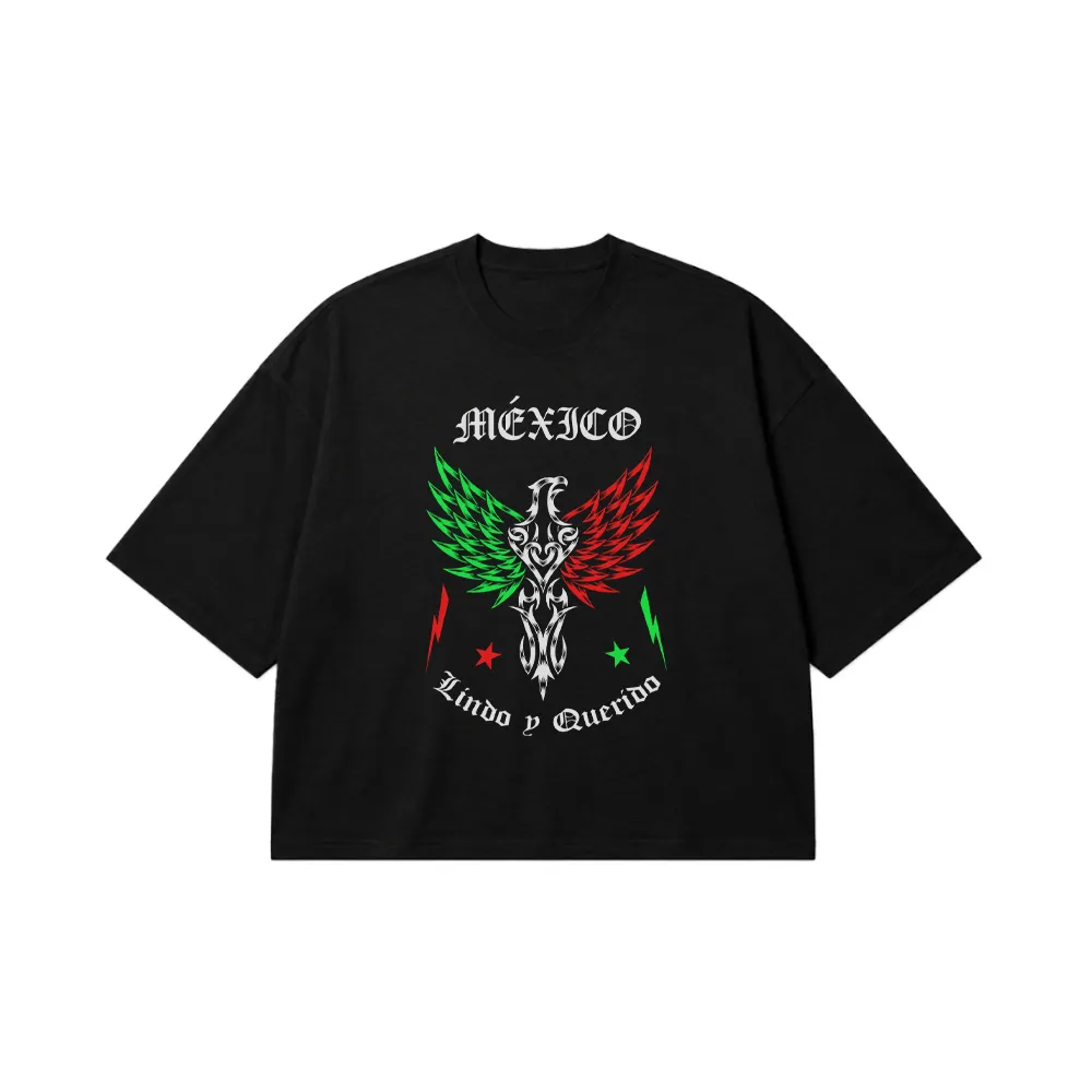 تیشرت باکسی طرح عقاب مکزیک (México) کد 31066