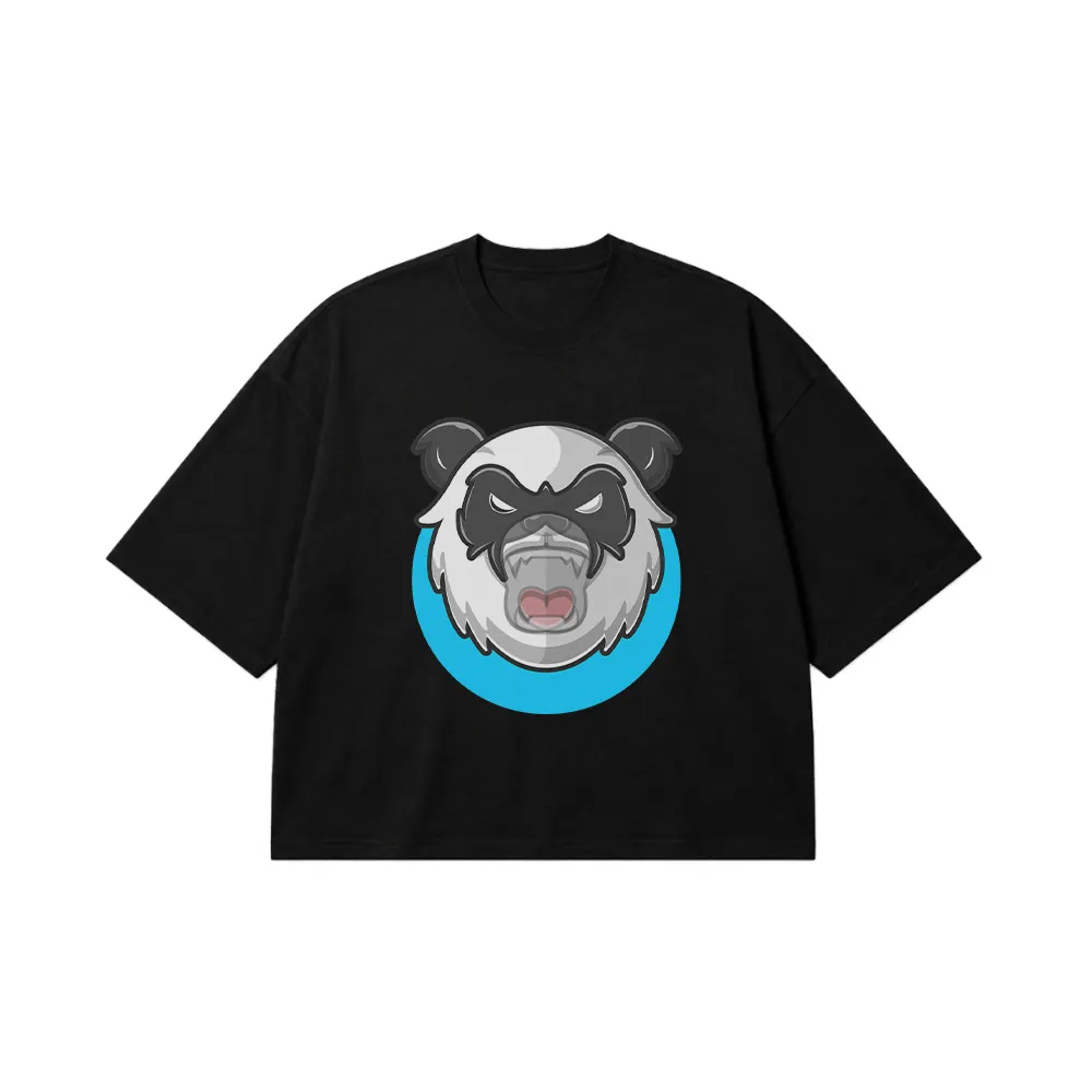 تیشرت باکسی پاندا طرح لوگو (Panda Logo) کد 31277
