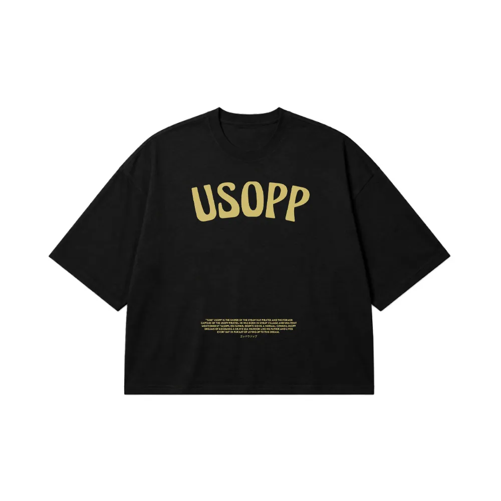 تیشرت باکسی انیمه وان پیس طرح اوسوپ (Usopp) کد 31302