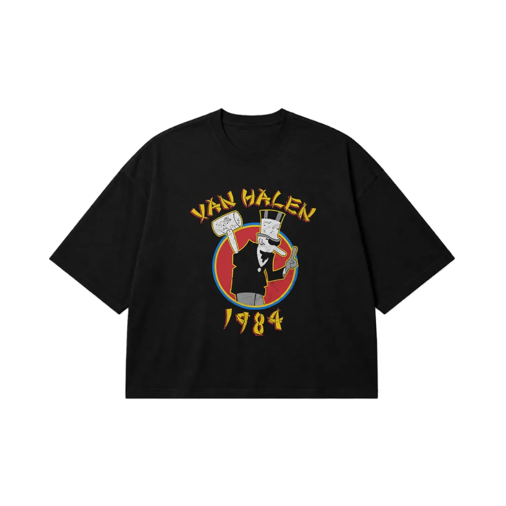 تیشرت باکسی ون هیلن طرح ۱۹۸۴ (Van Halen 1984) کد 31327