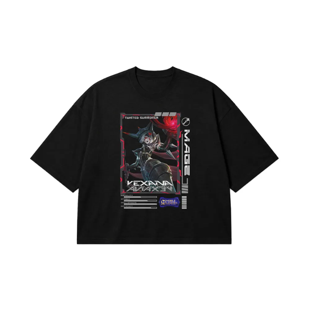 تیشرت باکسی موبایل لجندز طرح کگزانا میج (Kexana Mage) کد 31419