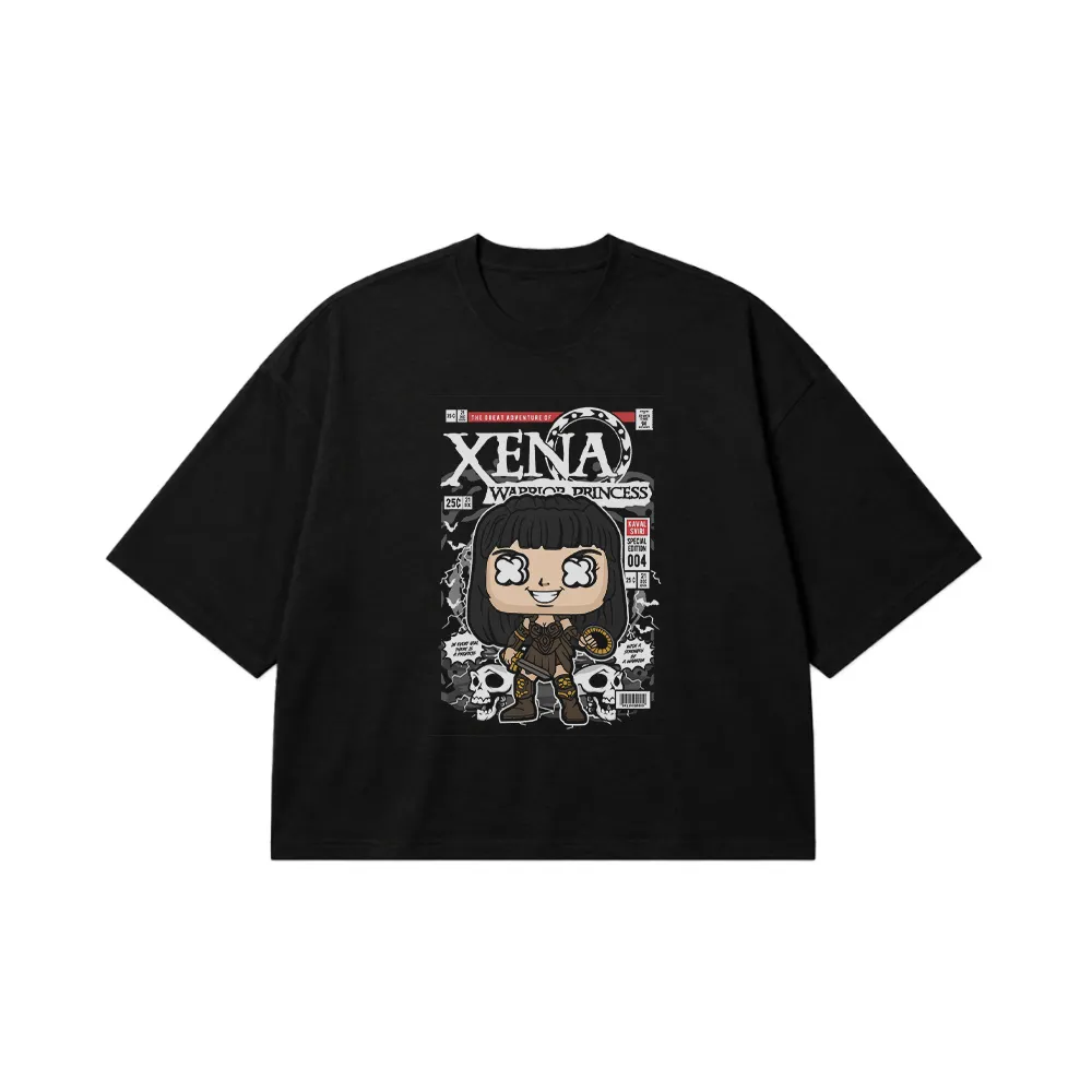 تیشرت باکسی زینا شاهزاده جنگجو طرح کمیک (Xena) کد 31719