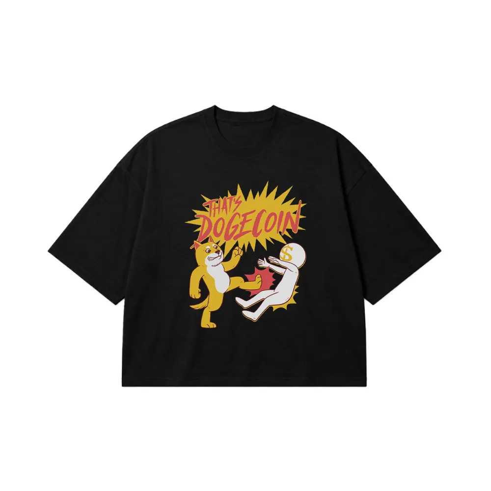 تیشرت باکسی دوج کوین طرح طنز Dogecoin کد 32374