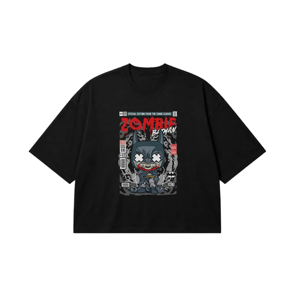 تیشرت باکسی بتمن زامبی طرح کمیک (Zombie Batman) کد 32488