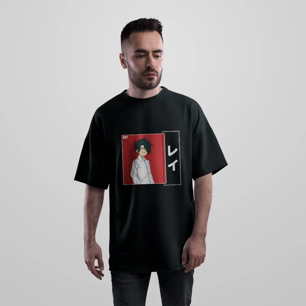 تیشرت اورسایز انیمه ناکجاآباد موعود طرح ری ژاپنی کد 26371