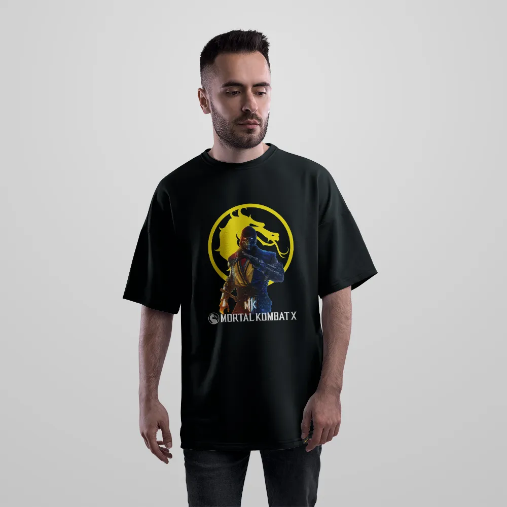 تیشرت اورسایز مورتال کامبت طرح ساب‌زیرو (Mortal Kombat X) کد 27181