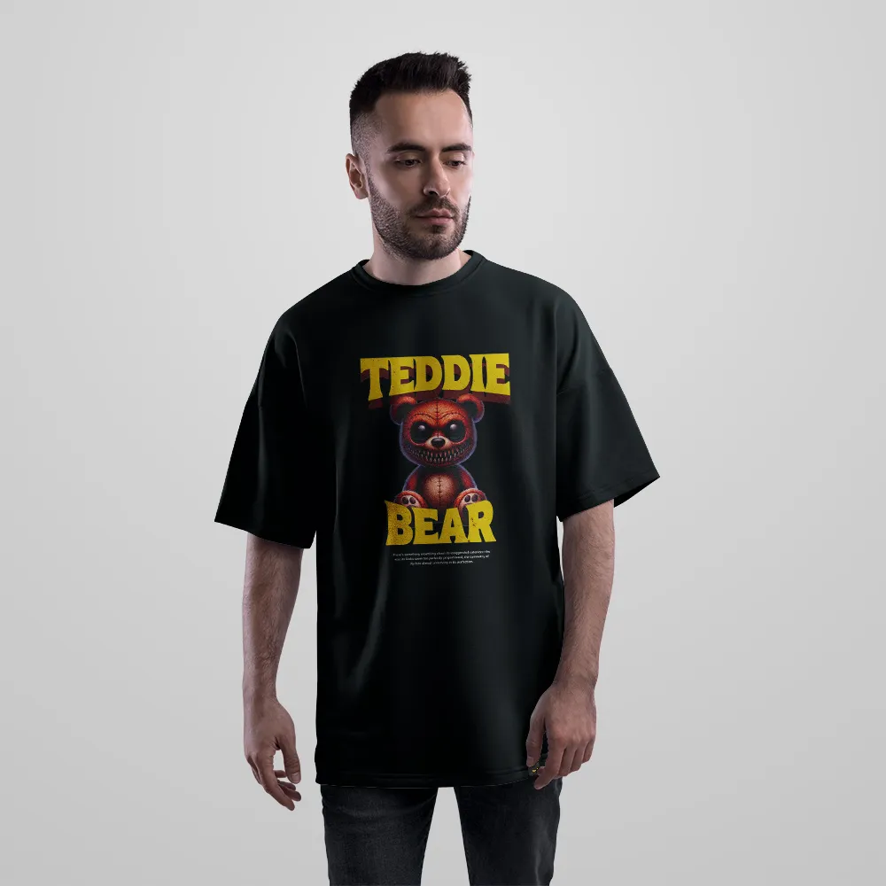 تیشرت اورسایز خرس ترسناک طرح Teddie Bear کد 29264