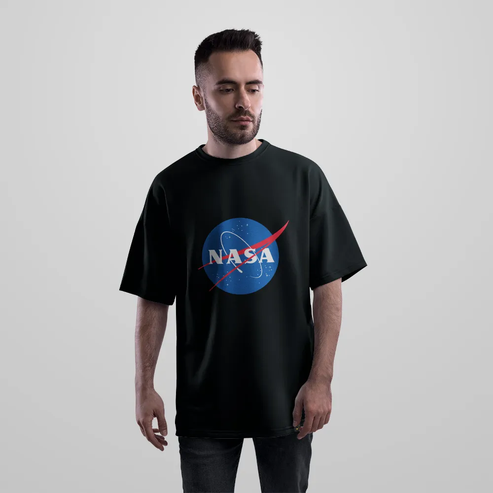 تیشرت اورسایز ناسا طرح لوگو کلاسیک (NASA) کد 31844